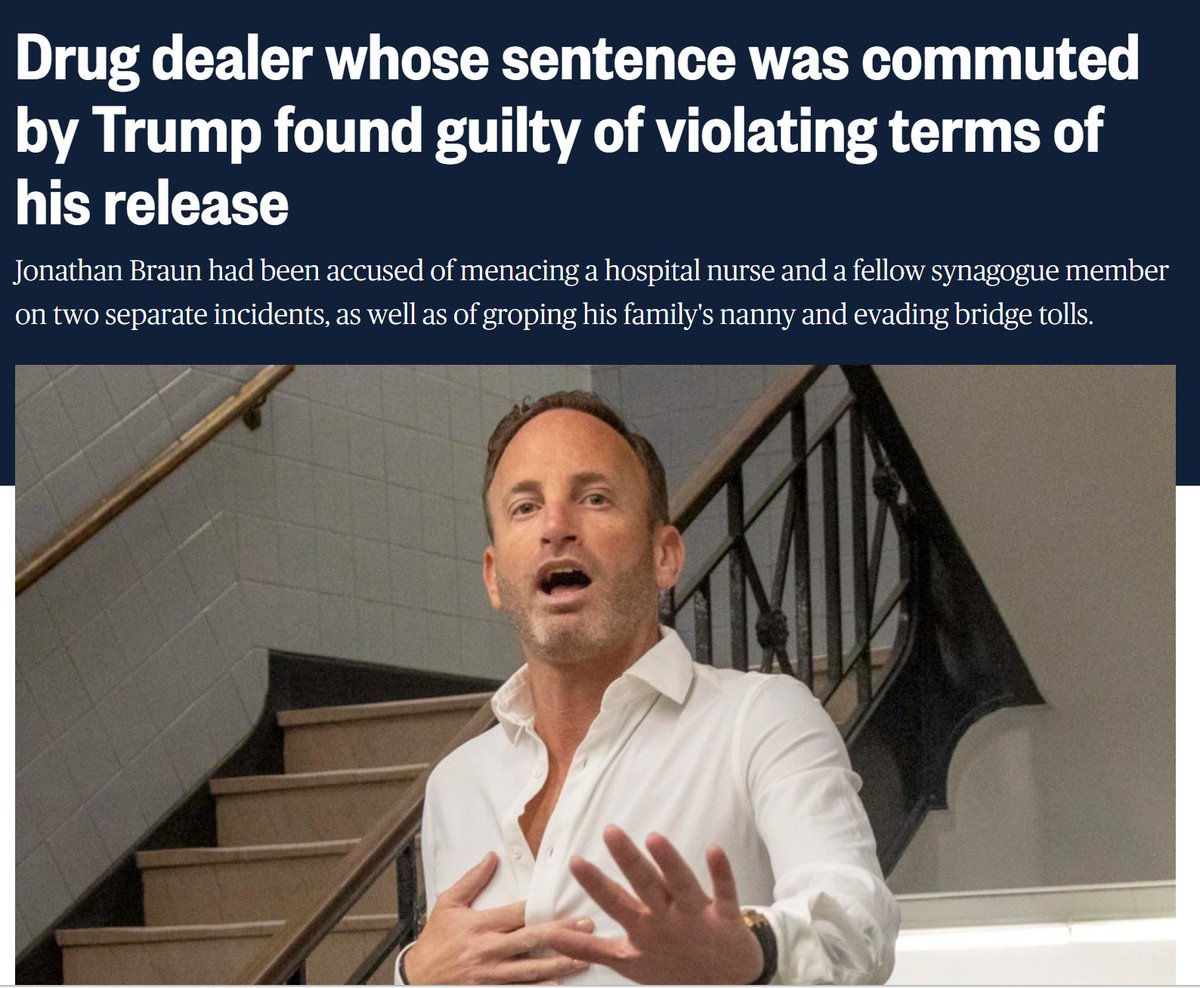 Before Trump granted him clemency, Braun was a high-ranking member of an international drug smuggling group responsible for moving over 220,000 pounds of drugs. Trump commuted his sentence in 2021. Now, Braun is facing new charges, including groping, sexual abuse, and larceny.
