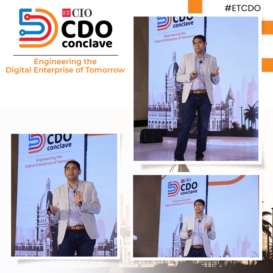 ET_CIO's tweet image. At the #ETCDO Conclave 2025, Rajdeep Ghosh, CPTO, Dr. Reddy’s Laboratories, shares his vision on how healthcare is evolving from app-based ecosystems to intelligent digital agents. 🚀

Know More - cio.economictimes.indiatimes.com/cdo-conclave 

#ETCDO #DigitalExcellence #EnterpriseInnovation #CDO