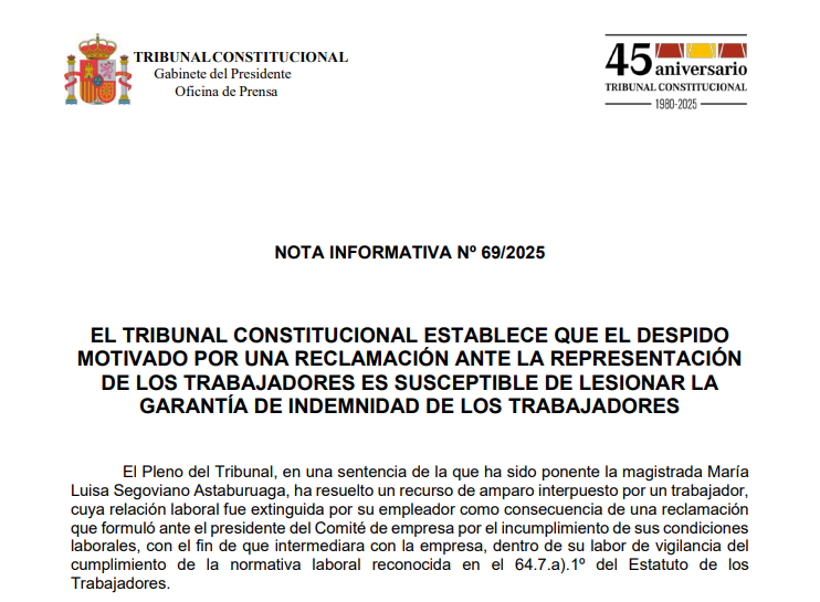 Tribunal Constitucional de España tweet media