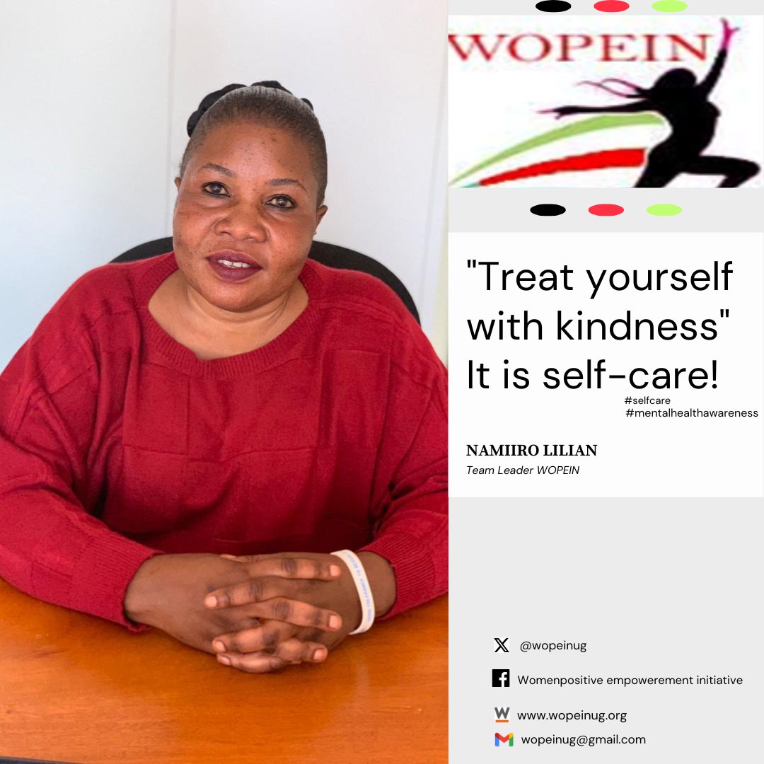 wopeinug's tweet photo. Treat yourself with kindness . It is self-care care #MentalHealthAwareness #SelfLove #SelfCareMatters https://t.co/A9hVPteybh