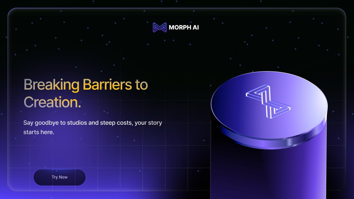 For too long, professional media production has been locked behind high budgets, technical teams and endless hours of effort.
But creativity isn’t meant to be gated.

#MorphAI changes that.
With face swaps, voice transformations and AI-powered influencers, anyone can now craft