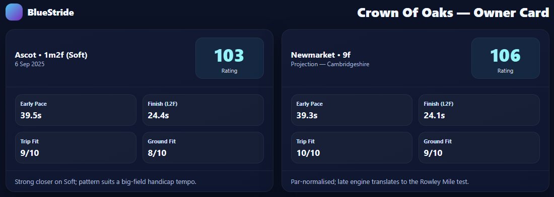 BlueStride Bloodstock tweet media