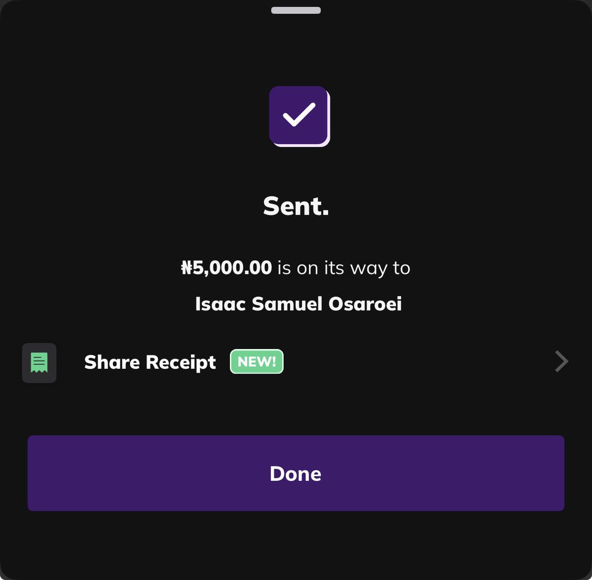 Wappyking_'s tweet photo. 5k sent ✅ 

#Greenluck2 https://t.co/dnOmHzsLeo
