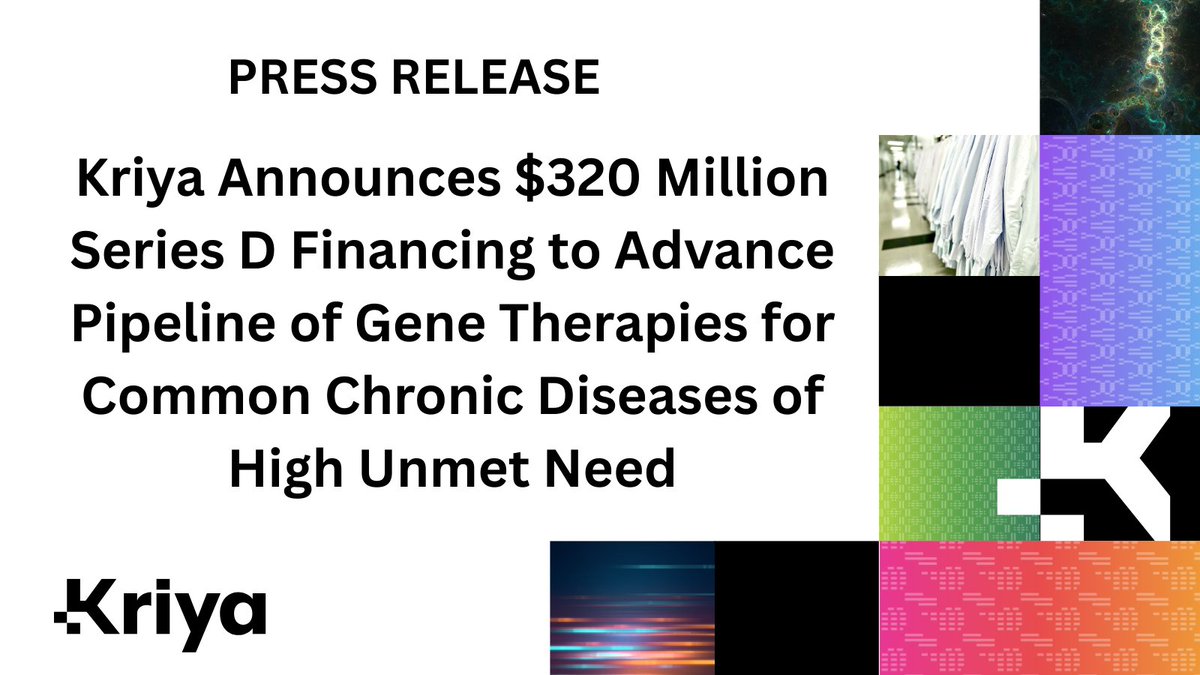 kriyatx's tweet photo. Thrilled to share news of the closing of a $320M Series D financing co-led by Patient Square Capital and Premji Invest. Thank you to all of our investors and welcome to Akshay Rai to our Board of Directors! Learn more here: https://t.co/unK7g2dOsr https://t.co/8pWPvsz7Z4