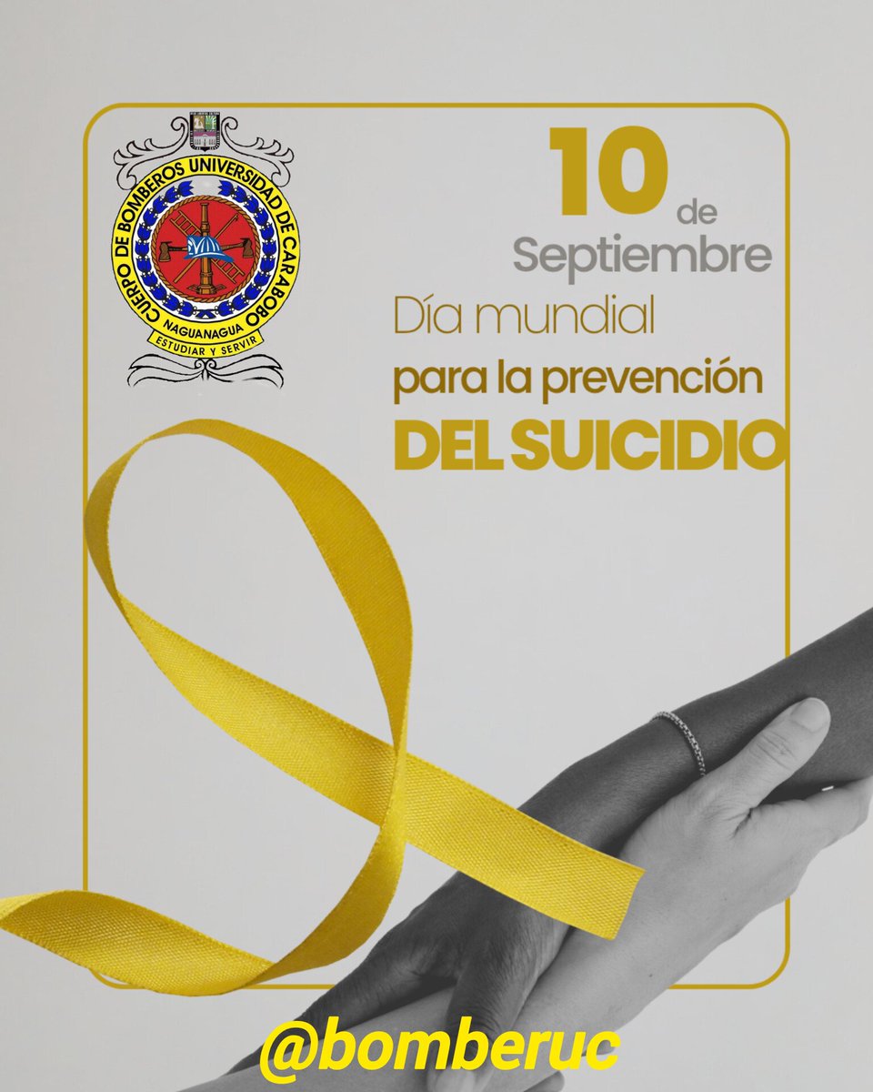 "En medio de la adversidad, existen oportunidades de renacer, de crecer y de encontrar nuevos motivos para avanzar. Hablar, pedir ayuda y compartir la carga es un acto que abre el camino hacia la esperanza y la fortaleza"

<a href="/bomberuc/">Bomberos de la Universidad de Carabobo</a> 
Disciplina, Estudio, Abnegación