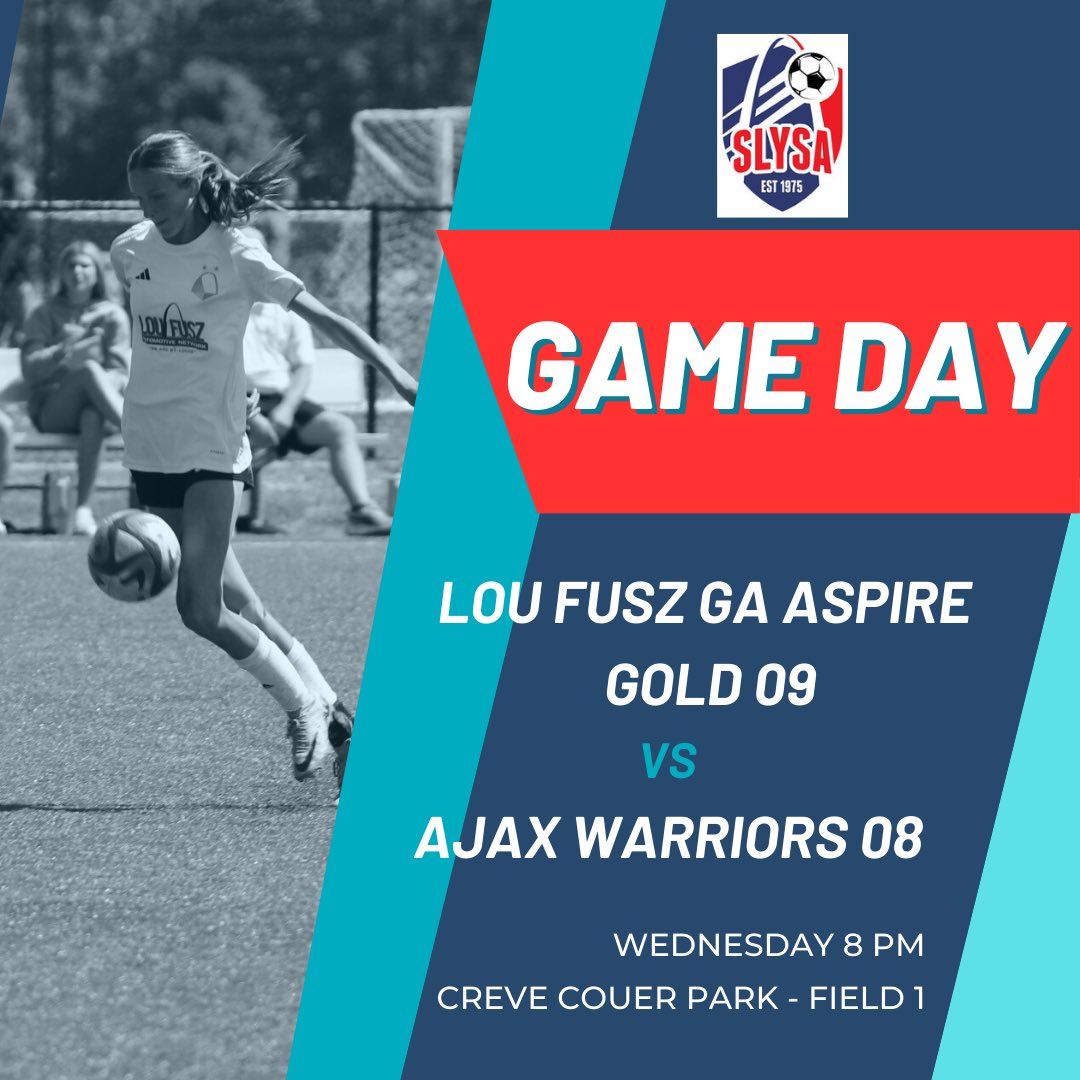 SLYSA Elite Game day!  See you tonight at 8 pm on Creve Coeur Field 1.  <a href="/slysaleague/">SLYSA</a>  <a href="/LouFuszSoccer/">Lou Fusz Soccer Club</a> #letsgofusz