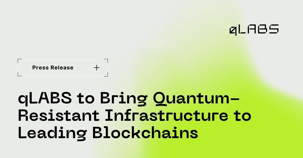 I am starting something new. Rarely one gets an opportunity to contribute solving a challenge of this size: most of blockchain-based digital assets are at risk of quantum attacks today. <a href="/qlabsofficial/">qONE</a> &amp; <a href="/01quantuminc/">01 Quantum Inc.</a> joined ranks to bring the most advanced patented tech to web3.