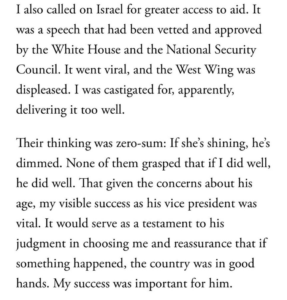 The gloves are off. Kamala Harris rips Biden and his team in her new book. 

Blames everyone but herself for her issues.