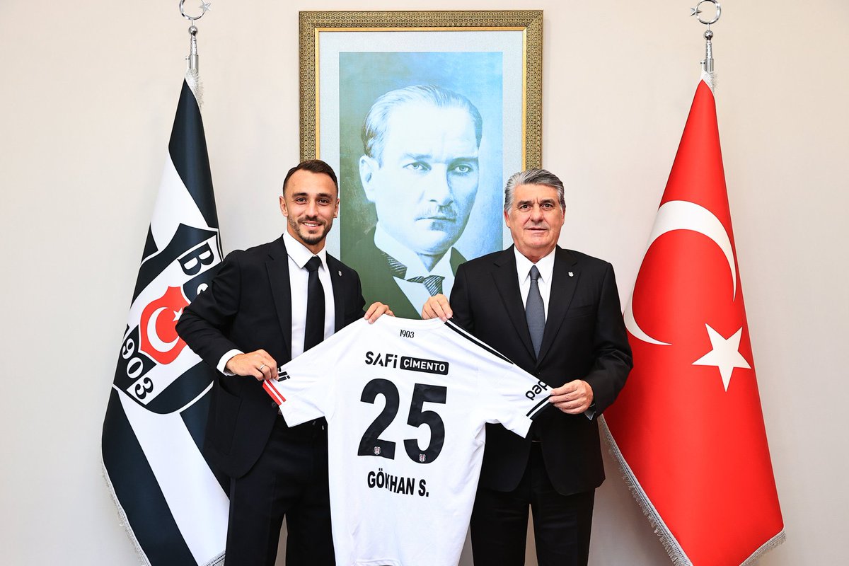 goltalks's tweet photo. Gökhan Sazdağı resmen Beşiktaş’ta. 
Gökhan, 25 numaralı formayı giyecek. https://t.co/zSMekvoWxU