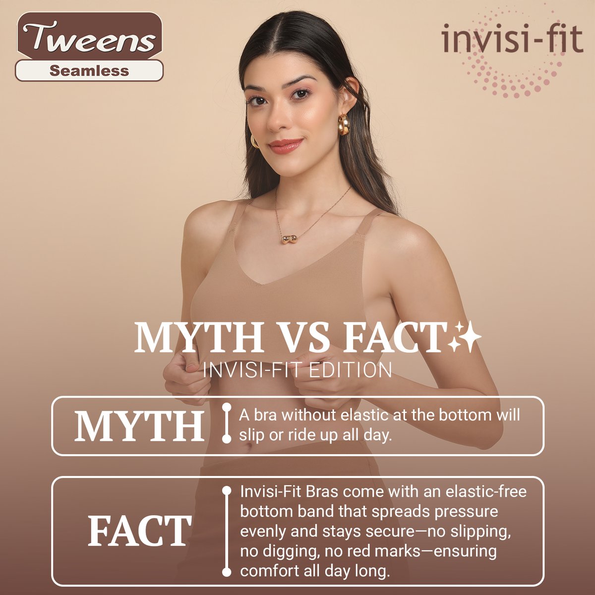 Tweens (@tweens_in) on Twitter photo Ever noticed how elastic bands leave painful rashes and ugly red marks?
It's feels like your skin is paying the price for support.
That’s where the Tweens Invisi-Fit Cotton Bonded Seamless Bra steps in — no elastic, no slipping, no scars.
🛒Shop now🛒
<a href="/BelleLingeries/">Belle Lingeries</a> Ever noticed how elastic bands leave painful rashes and ugly red marks?
It's feels like your skin is paying the price for support.
That’s where the Tweens Invisi-Fit Cotton Bonded Seamless Bra steps in — no elastic, no slipping, no scars.
🛒Shop now🛒
<a href="/BelleLingeries/">Belle Lingeries</a>