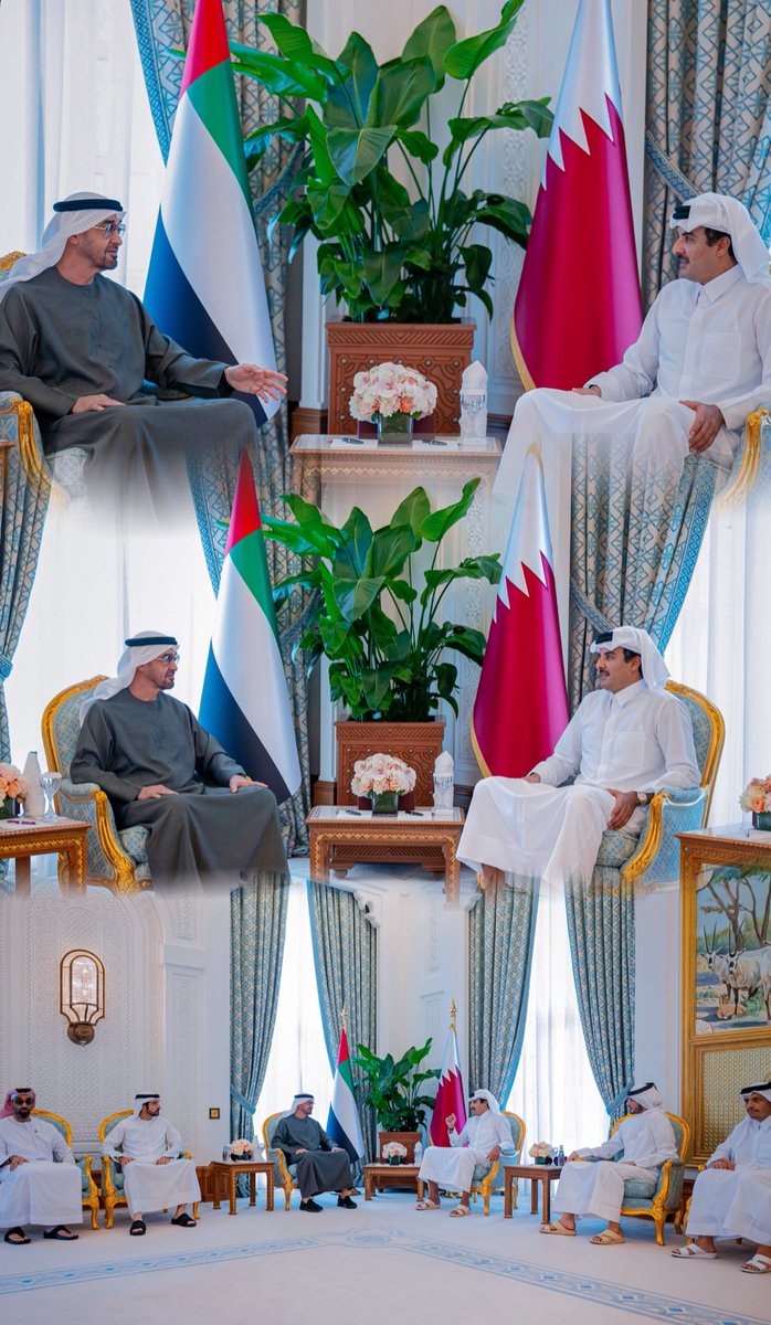 damoa_alsamt's tweet image. #رئيس_الدولة 
يؤكد خلال لقائه الشيخ تميم..
دعم #الإمارات جميع الإجراءات التي تتخذها
قطر للحفاظ على سيادتها وسلامة أراضيها
#الامارات_قطر
🇦🇪⚔️🇶🇦