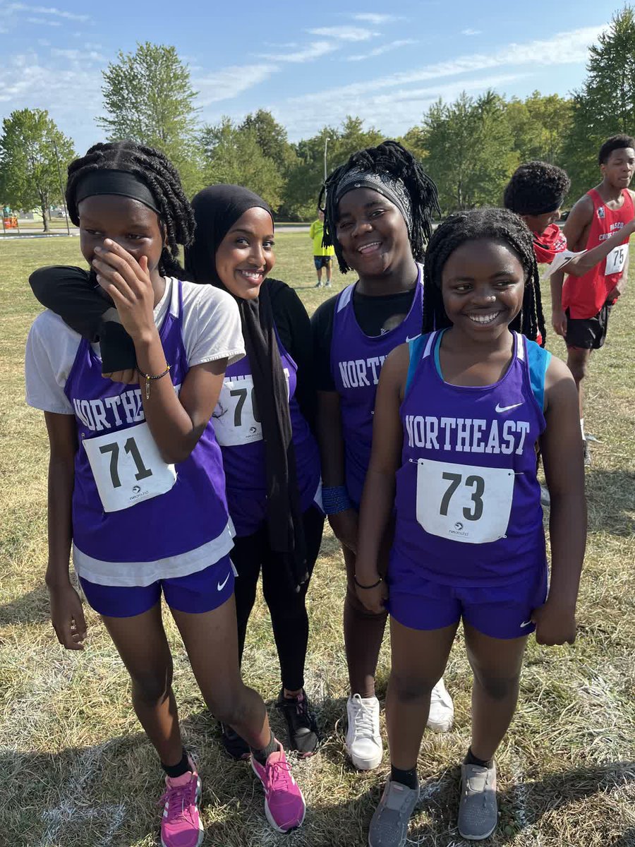 A strong finish for all four Cross Country runners who ran in our first meet. Great job Vikings and Coach Joel Walsh!