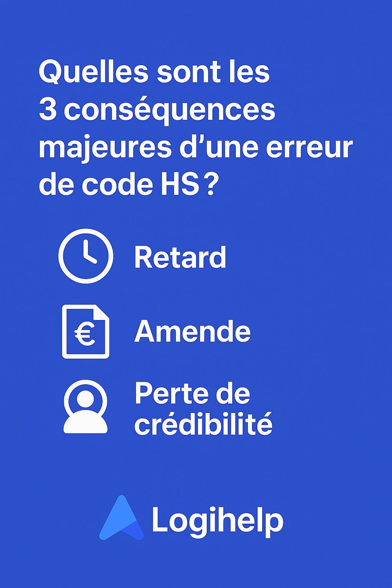 Semiramis_AI's tweet image. Une seule erreur de code HS peut bloquer vos marchandises plusieurs semaines
#logistique #douane #codeHS #commerceinternational #supplychain #export #import #conformitédouanière #gestiondesrisques #transit #entrepriseinternational