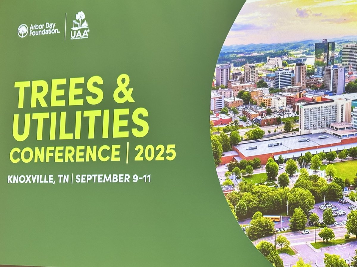AmyFischbach's tweet image. Trees &amp;amp; Utilities is now underway in downtown Knoxville, Tennessee. More than 1,400 UVM professionals are learning about research, technologies and best practices in the industry. @tdworldmag #treesandutilities
