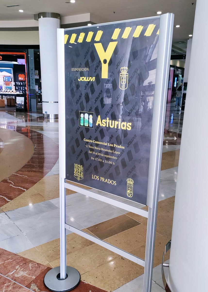 Celebra con nosotros el Centenario del Real Oviedo con una mirada atrás, aquellas icónicas equipaciones JOLUVI.
Abrimos el día 15, pero retrasamos la inauguración oficial al martes 16.
Tendremos invitados especiales. Estáis invitados. 
Un #1926ROFC2026 de todos.