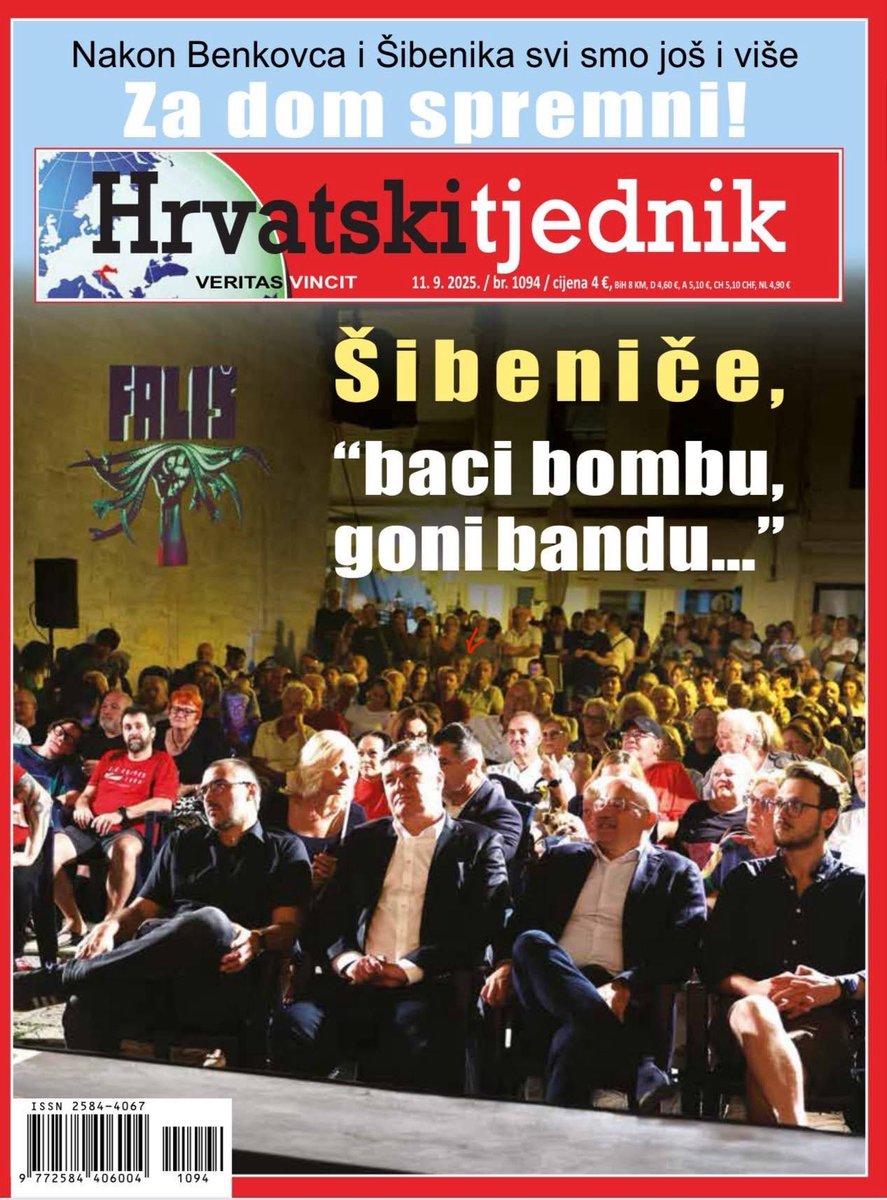 Kakav dobar osjećaj biti na ovoj naslovnici . Makar i u zadnjim redovima.
Bila sam dio publike, dio otpora  koje smeta onima koji šire mržnju. I zabranjivali bi. A i bacali bombe na nas.
