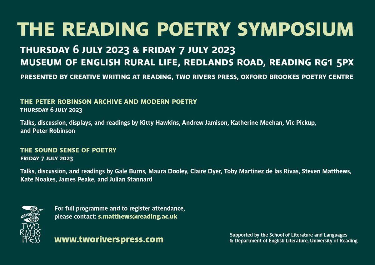 Two Rivers Press September Newsletter - mailchi.mp/tworiverspress…