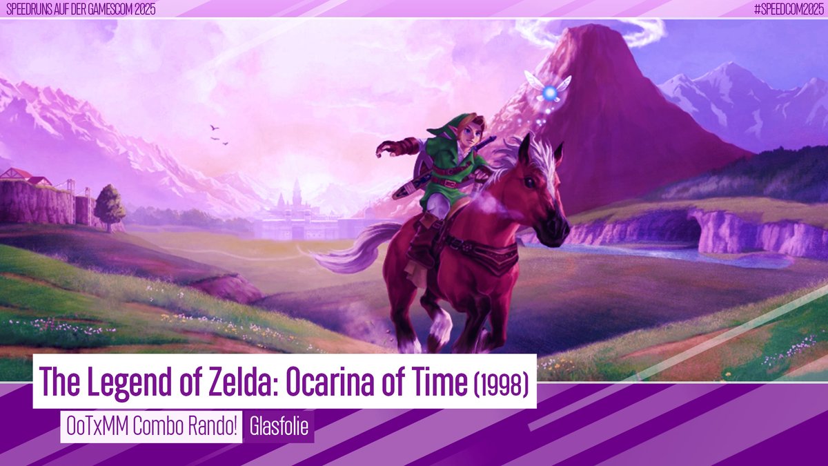 Der Mittwoch war schon ziemlich verrückt, denn auch der folgende Run war bei SpeedrunsDE so noch nicht zu sehen. 

Wir haben traditionell eigentlich immer Ocarina of Time und Majoras Mask im Programm. Aber beide Spiele auf einmal? In einem Run? Das ist neu.

Glasfolie zeigt euch