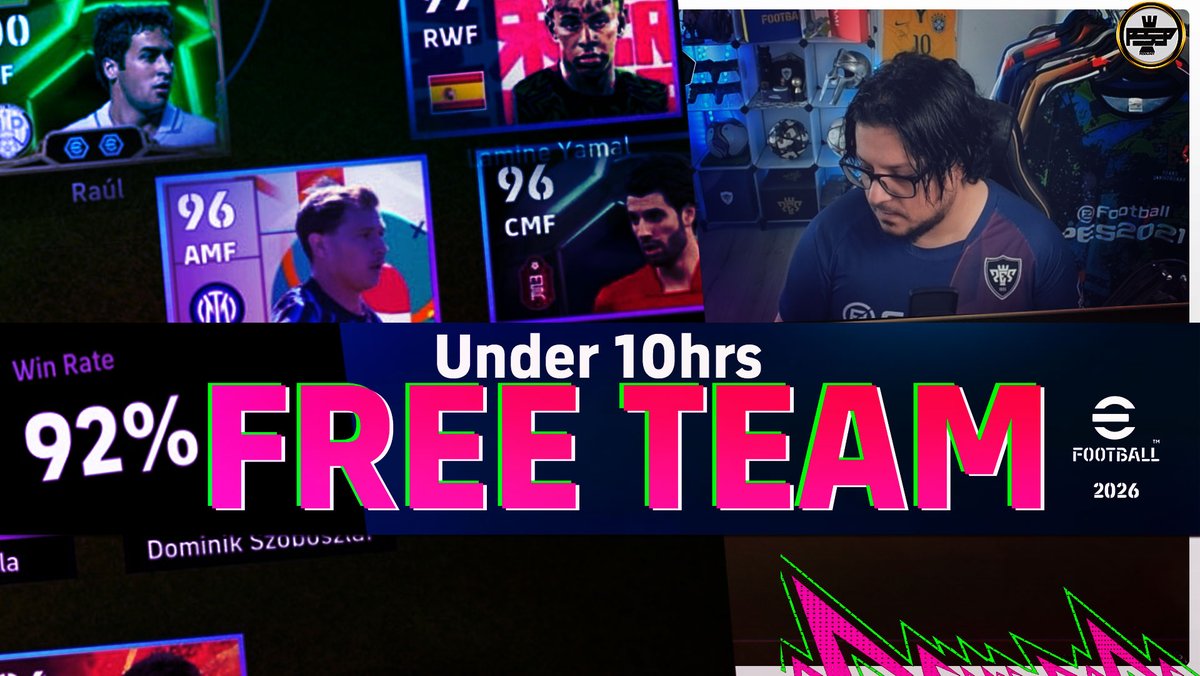 #eFootball2026 Free team Matches  (Live Highlight) 
📺youtu.be/Rl2MJyiG_Yw?si…
 
#eFootball #eFootballmobile