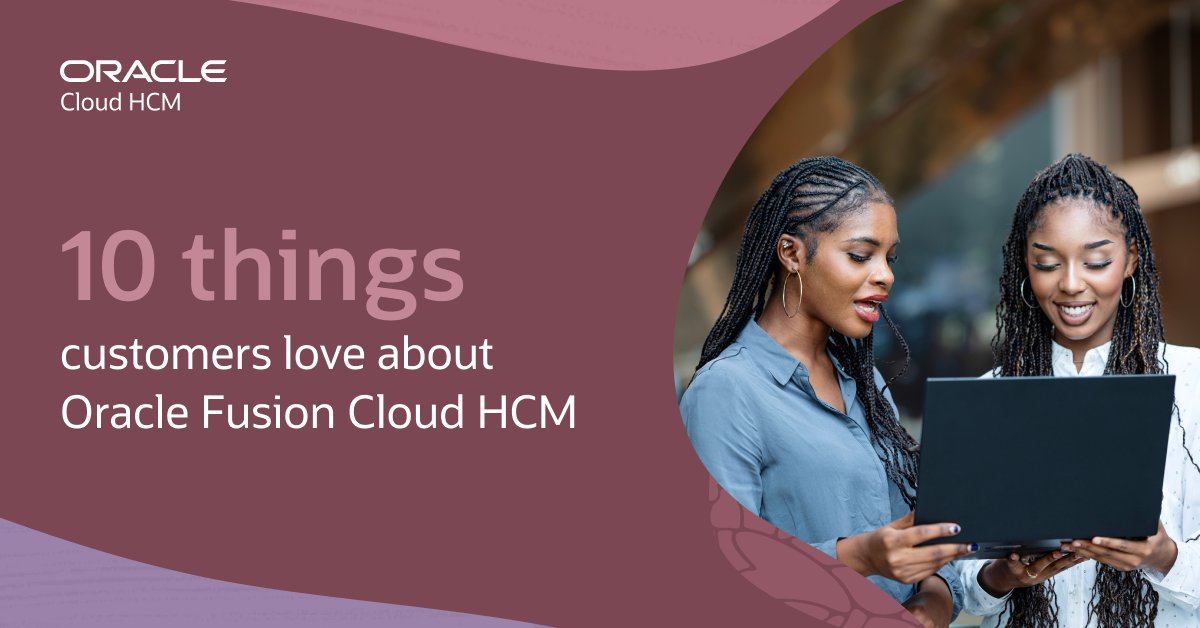 Help your HR team improve decision-making with AI-powered personalization and analytics in Oracle’s Fusion Cloud HCM: social.ora.cl/6012AKHKY