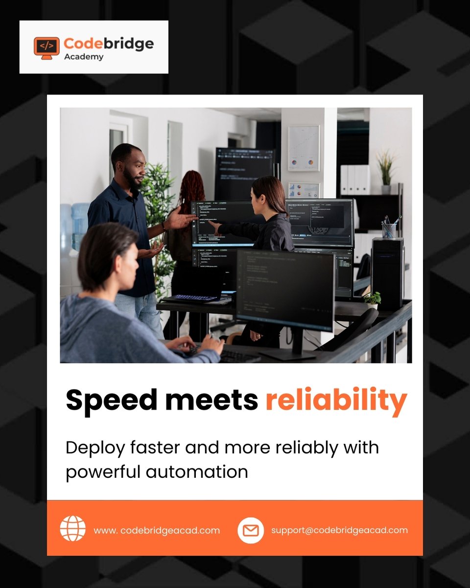 CodeBridgeAca's tweet image. Streamline your software delivery with Flux! From automated deployments to simplified integrations, Flux ensures speed, reliability, and seamless CI/CD for modern teams. 
 Get started today at codebridgeacad.com
#Flux #CICD #DevOps #CodeBridgeAcademy
