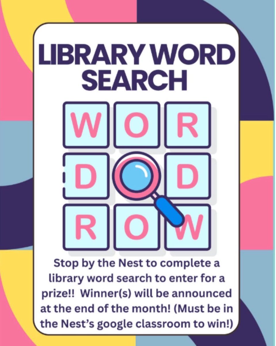 Come get a word search this month! 🔍 #THEship