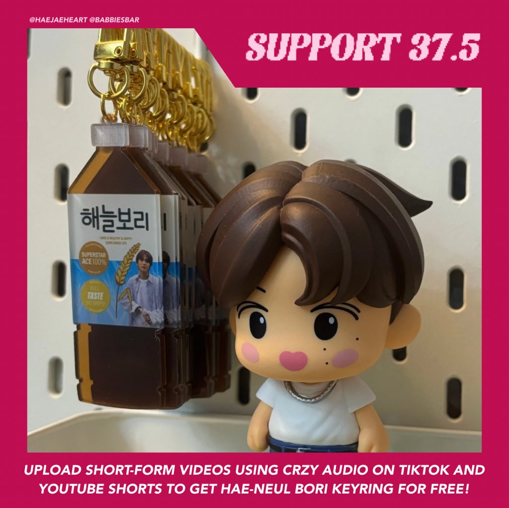 [🇵🇭 PH ONLY] HAECHAN CRZY GIVEAWAY

2 Winners of Hae-neul Bori Keyring! 🌾

1. Submit your video entries to <a href="/HaechanTeamPH/">Haechan Team</a> form below.

2. Like + RT, reply your screenshot of submission + video links from Tiktok and Youtube Shorts! (multiple entries ✅)