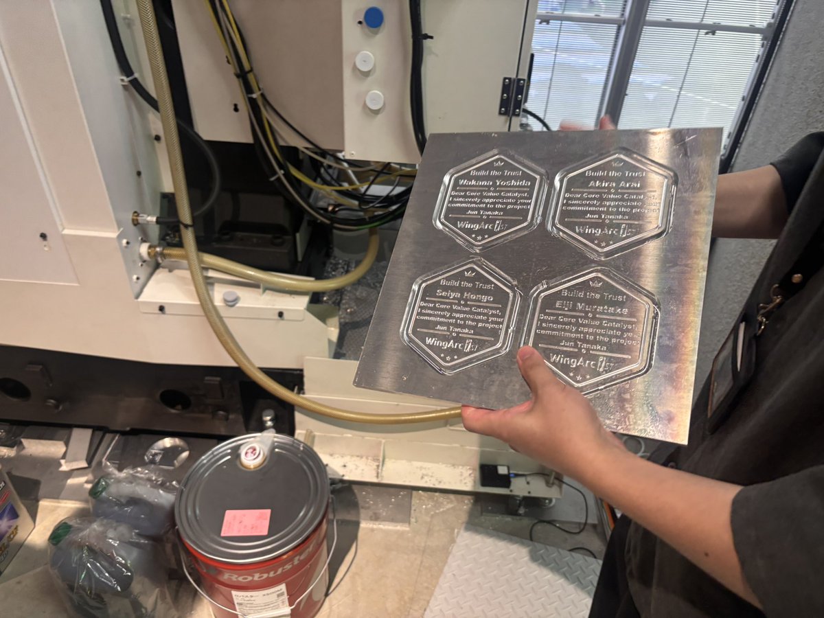 ecc_IoT_23's tweet image. Webの会社になぜ金属加工機？！
#ウイングアーク秋葉原ラボ #ECCIoT部 #東京遠征