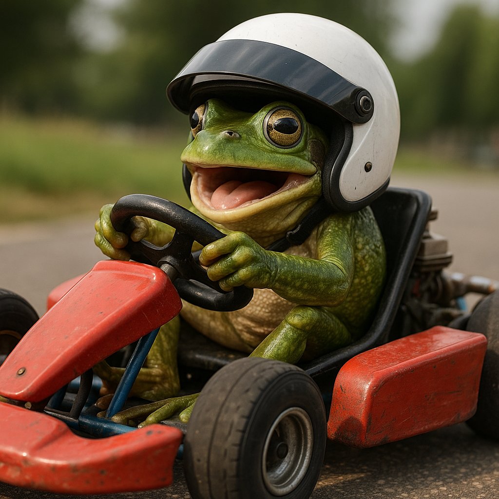 Faith_Lovecode's tweet image. Happy Wednesday! 
Half the week done, weekend in sight — and I’m driving us there full speed. Buckle up, it’s frog-powered Friday vibes coming in early!