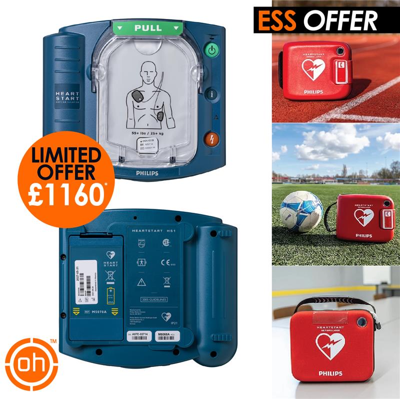 📣 ESS SHOW SPECIAL 📣
Philips HeartStart HS1 Defibrillator – £1160 + VAT until 19th Sept ⚡

✅ Compact
✅ Easy to use
✅ Reliable when it matters most

No need to attend the show – order online today 👉 openhouseproducts.com/product/hearts…

#Defibrillator #AED #ESS2025