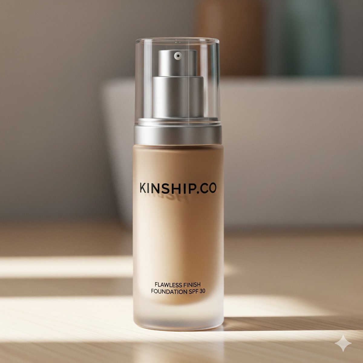 Filter? Don’t need it. 😉 The KinshipCo Foundation gives you smooth, radiant coverage that lasts all day, every day. Find your shade, find your glow. 🌸✨ #KinshipCo