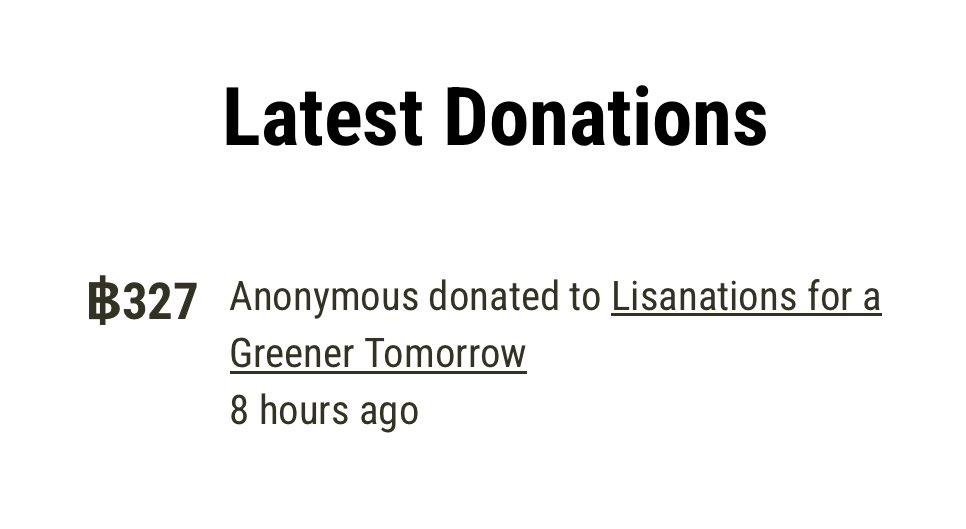 LISANATIONS_'s tweet photo. Thank you so much ๐ #LiliesForGood https://t.co/NQ10kNCvWC