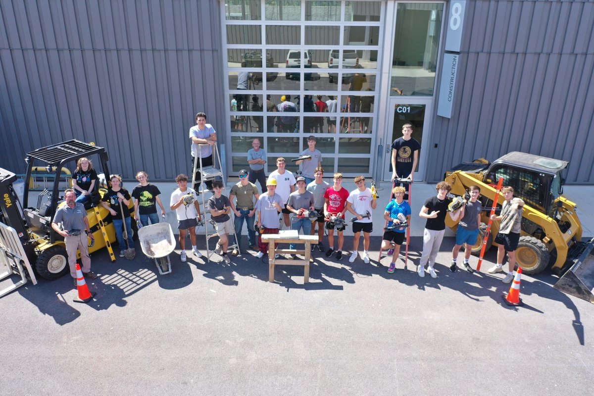 Our Construction Tech Am and PM classes for 2025-26.  41 students ready to go at our new Table Rock Career Center. <a href="/TableRockCC/">Table Rock Career Center</a>