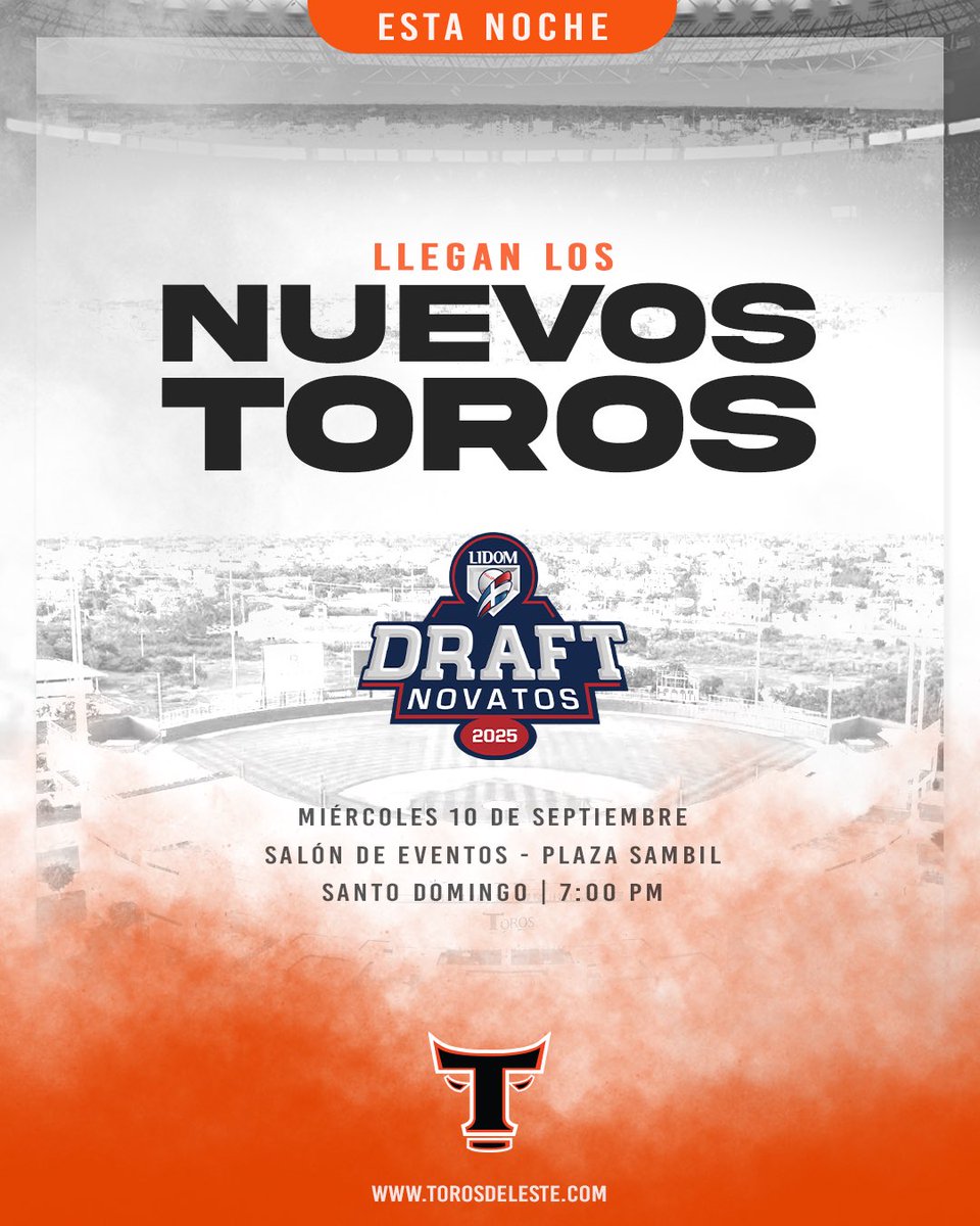 ¡Hoy llegan ellos 🧡! 

Nos vemos en el #draftlidom2025

¿Cuál sería tu escogencia favorita?
