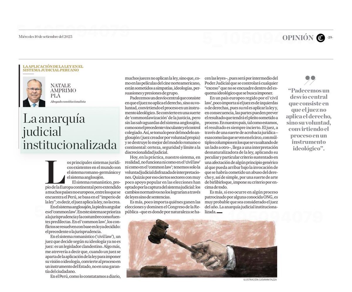 En El Comercio de hoy