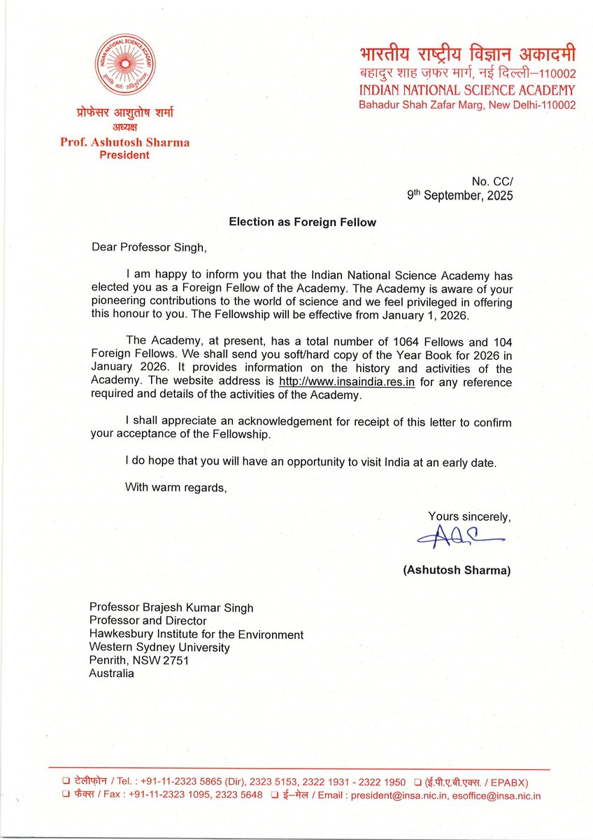 Prof Brajesh Singh tweet media