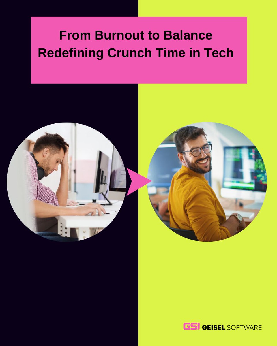 Geiselsoftware's tweet image. 💡 Crunch time in tech often means late nights + pressure. But perks like pizza don’t solve burnout.
Embedding kindness works: flexible deadlines, wellness breaks, peer check-ins, mental health support.
Teams thrive when they feel cared for.
#Leadership #Culture