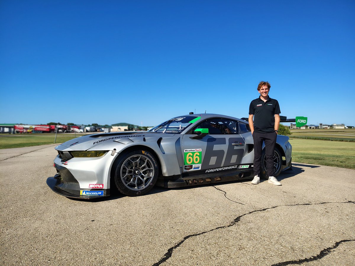 We're pleased to welcome Mason Filippi to our Michelin Endurance Cup lineup for the remaining two rounds of the championship, where he will co-drive our #66 Ford Mustang GT3 alongside Till Bechtolsheimer and Joey Hand.