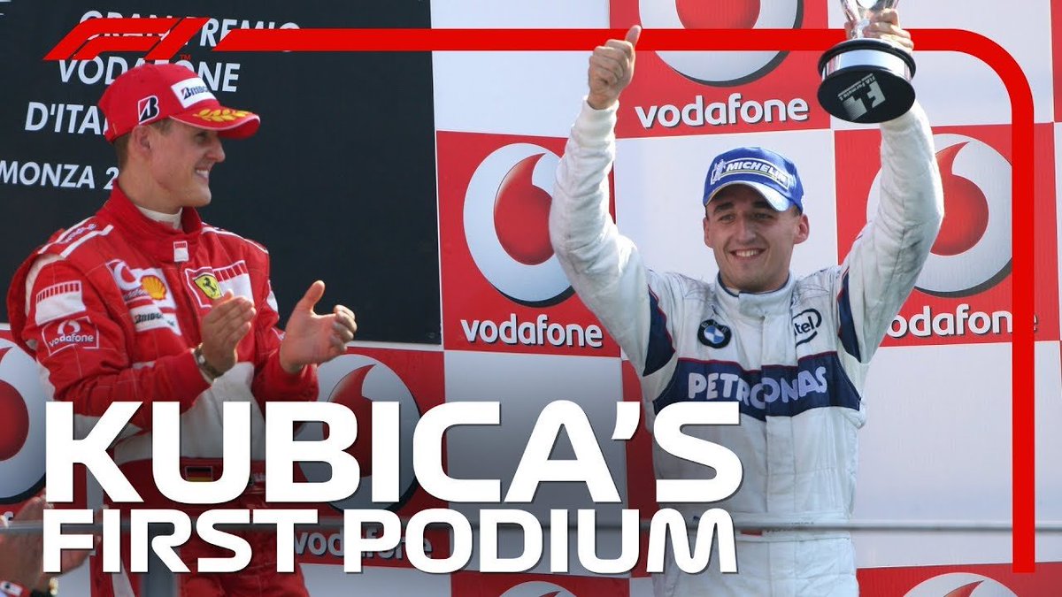 F1BigData's tweet photo. Exactly 19 years ago, Robert Kubica got his first ever F1 podium https://t.co/wHegRGasuh