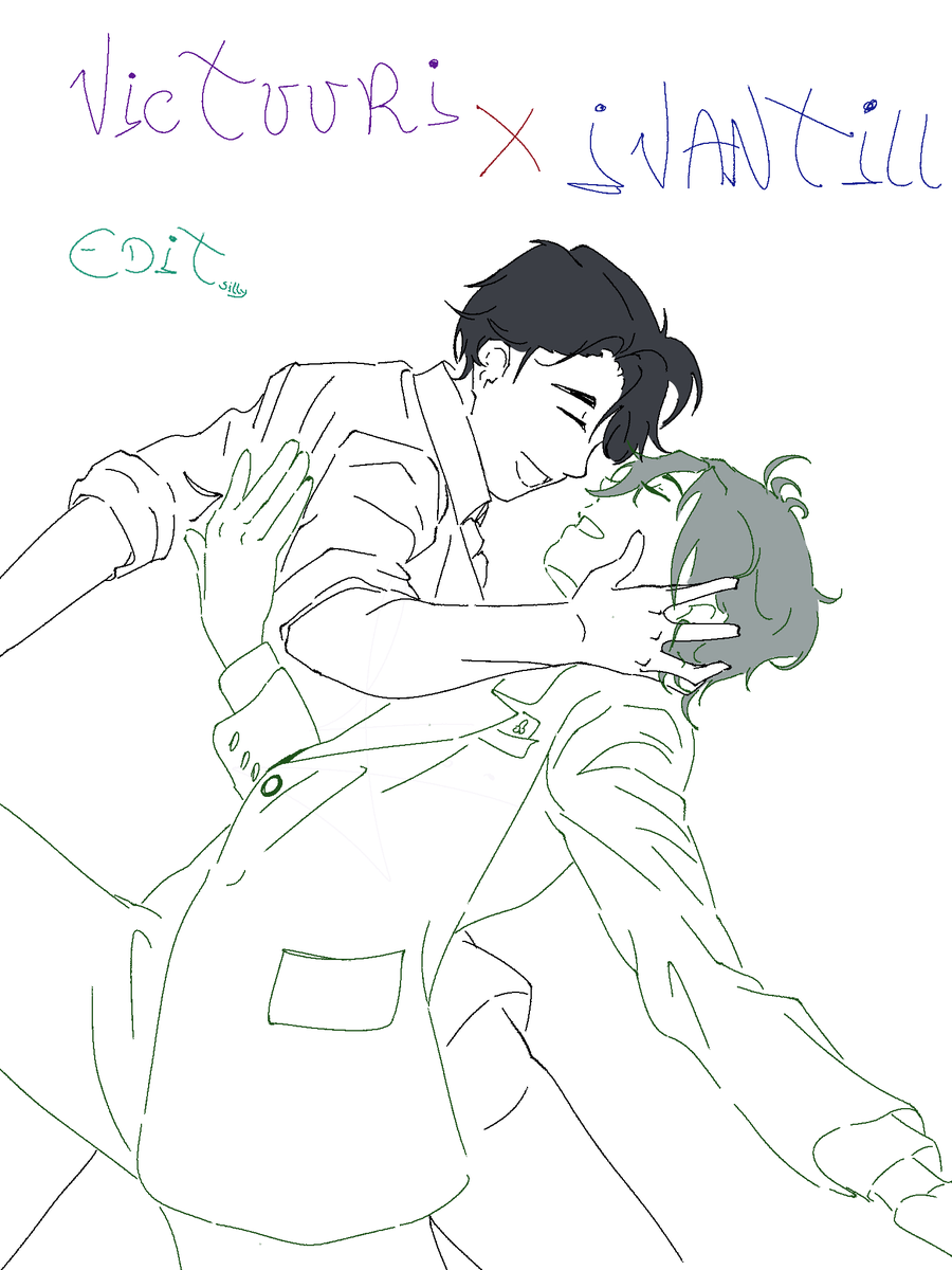vowsonice's tweet photo. THE KING OF YAOI IS BACK!!! #edit #ivantill #victuuri #ALNST #yaoi https://t.co/jWlGzYDKbN