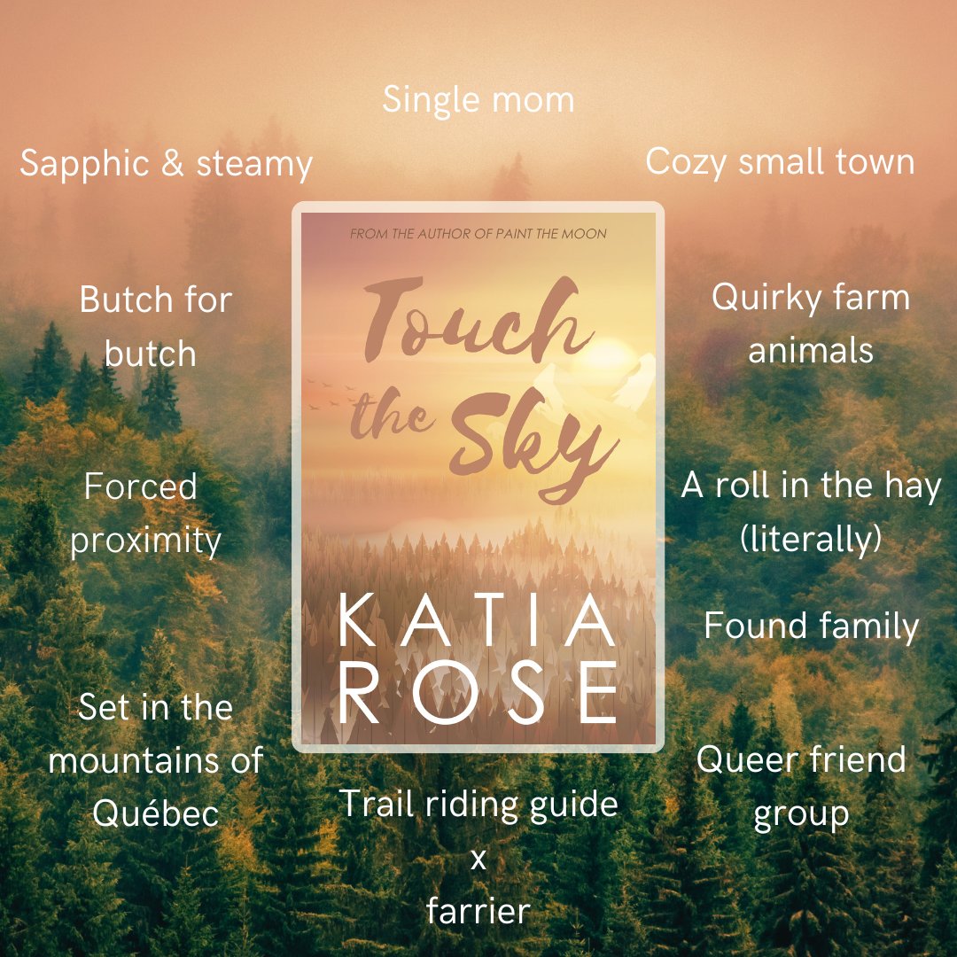 COVER REVEAL! 🌟Thrilled to be sharing this stunner with the world! Touch the Sky is a sapphic &amp; steamy small town romance releasing September 23rd (less than two weeks away!!!)
goodreads.com/book/show/2406…