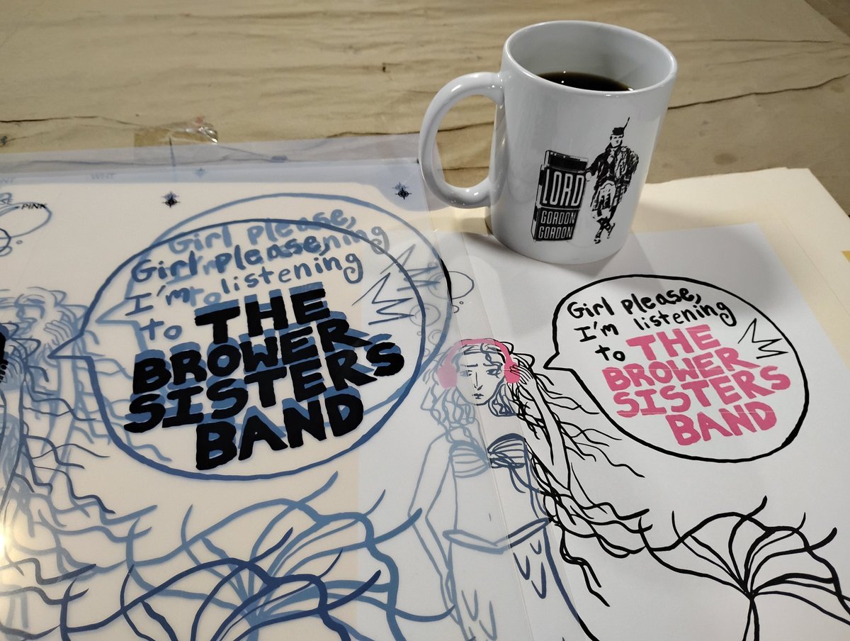 JamesLeonDavid1's tweet image. You can tell a band is going somewhere when they reorder merch a lot. BSB is a band that&apos;s going somewhere. You heard it here first.

#screenprinting @JeffreyBrower1