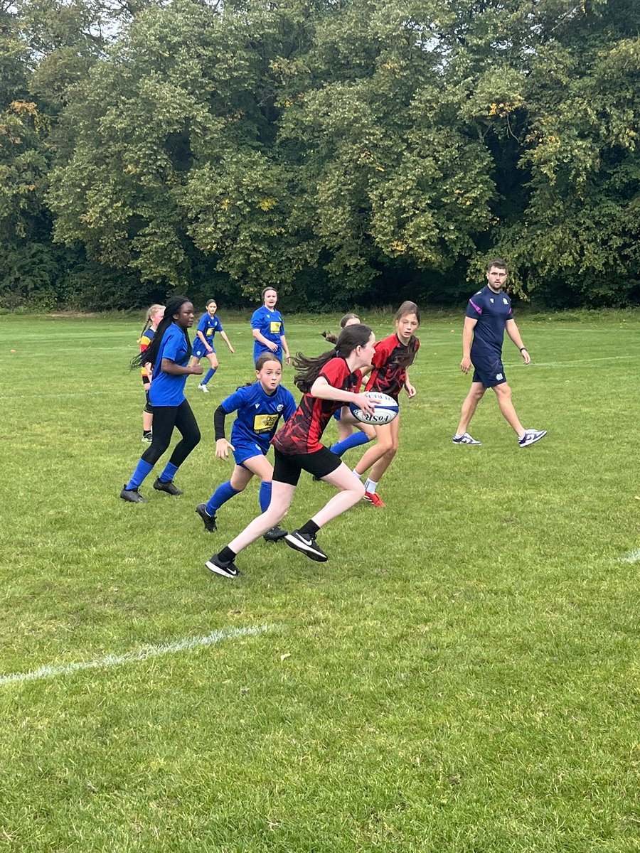 Congratulations to the <a href="/IrvineRoyalAcad/">Irvine Royal Academy</a> <a href="/CashBackScot/">CashBack4Communities</a> <a href="/Scotlandteam/">Scottish Rugby</a>  S1 Girls School of Rugby players today. Great tournament at <a href="/CarthaQPRFC/">CarthaQPRFC</a>  giving the girls their first taste of competitive contact rugby