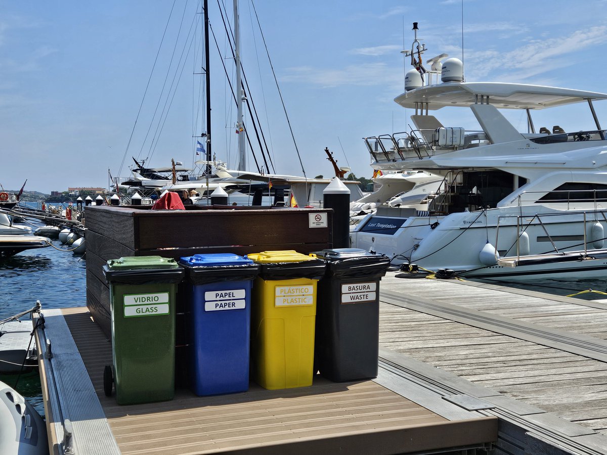 At Marina Port Mahón, small gestures make the difference. By separating our waste and recycling every day, we help protect the sea that gives us so much. Together, we can preserve Menorca’s natural beauty for the future.

#marinaportmahon #menorca #recycling