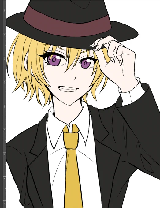 調整はするけど進捗 この2人は何気にほぼ初めて描くので緊張するけど楽しい