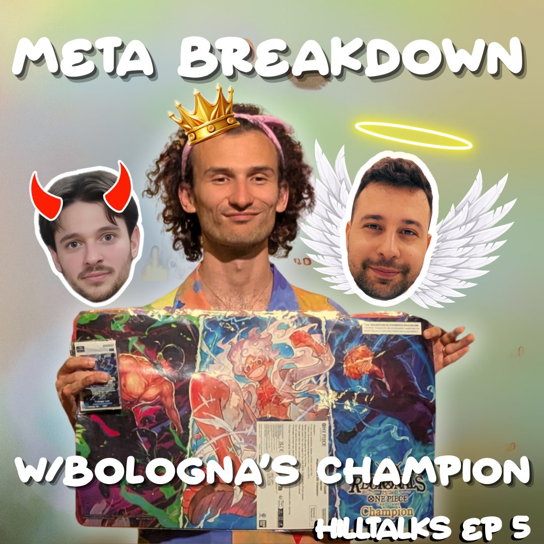 Ciao pirates🏴☠🚨
We’re BACK to break down Europe’s FIRST post-banlist event and who better to join us than <a href="/DogXwisdom/">Dog of Wisdom</a> the champion himself, <a href="/gionni223/">gionni</a>  &amp; <a href="/Frenk19955/">FRENK</a> !!

Link➡️youtu.be/2ULlJX8eGww

special thanks to <a href="/OPtopdecks/">One Piece Top Decks</a> &amp; <a href="/The_Egman/">Baron Egman</a> for the decklists and stats!