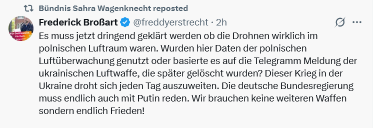 Ich finde übrigens, es sollte dringend geklärt werden, ob <a href="/freddyerstrecht/">Frederick Broßart</a>  und  das gesamte Bündnis Stalinistischer Wirrköpfe wirklich aus Moskau  bezahlt werden um zu lügen oder ob sie nicht doch einfach nur sagenhaft  dämlich sind