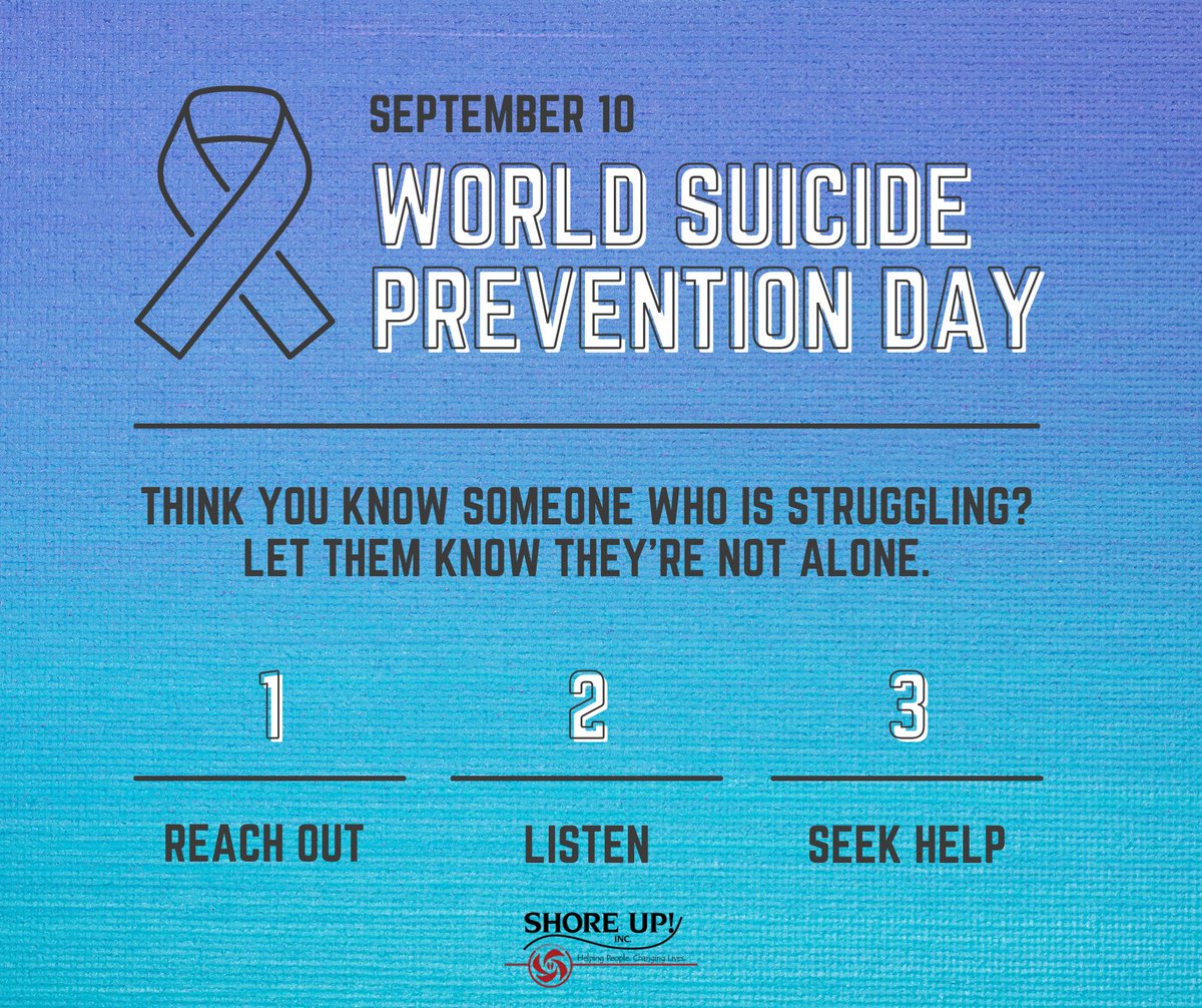 shoreup's tweet photo. Today is World Suicide Prevention Day. Hope &amp; help are always within reach. Call or text 988 for free, 24/7 confidential support. Together, we can break the silence, end the stigma &amp; remind each other: You are not alone. 💛 #WorldSuicidePreventionDay #988Lifeline #communityaction https://t.co/ItXixnTM6B