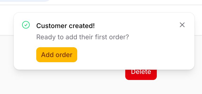 PovilasKorop's tweet image. Tip on @filamentphp.
Use `getCreatedNotification()` to provide meaningful feedback with actionable next steps for users.
Better UX than generic "Record created" - guide users to what they should do next.
Link to docs: filamentphp.com/docs/4.x/resou…
#practicalFilamentDocs
