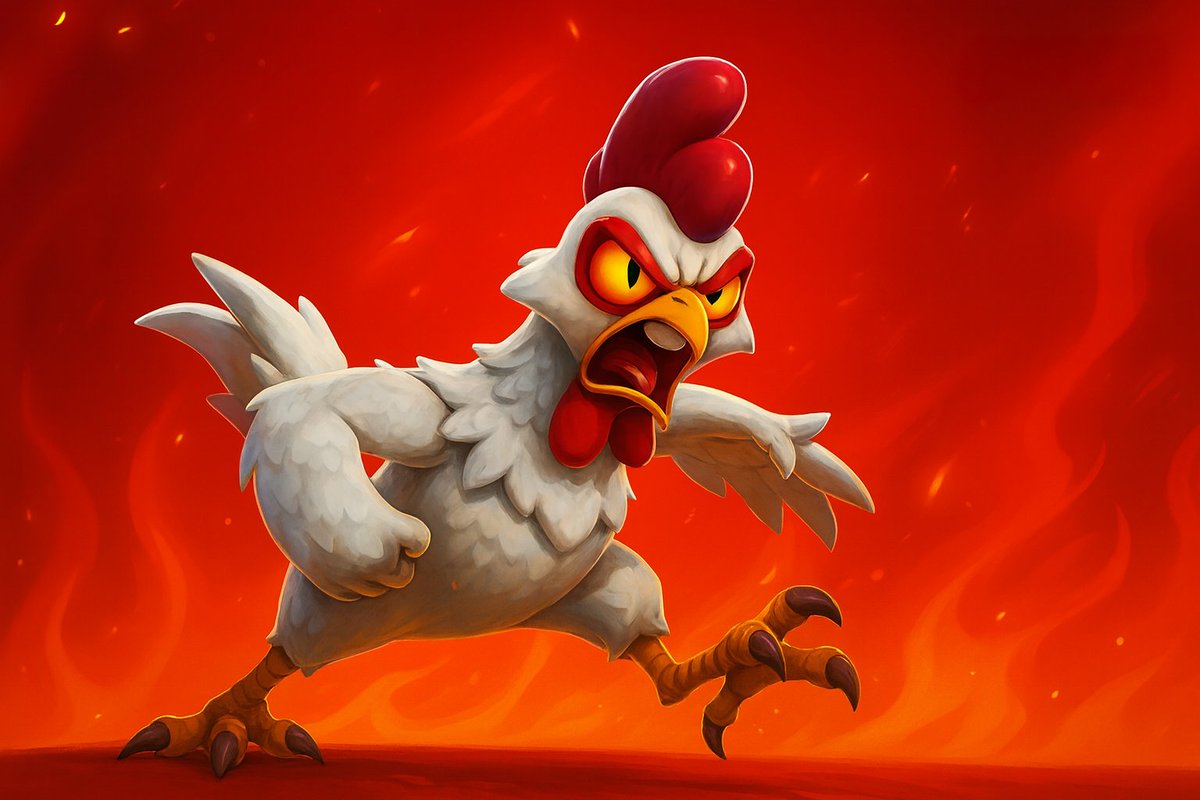 Jekyll_H_Y_D_E's tweet image. 🐔 Remember when we all flew around with the Chicken… threw it, hunted it, looted it, even pulled its legs while flying in Battle Royale?
We killed it a million times!

Now… the Chicken wants PAYBACK. 🔥
Get ready. The hunt turns around.
 
Chicken Game is coming soon.…